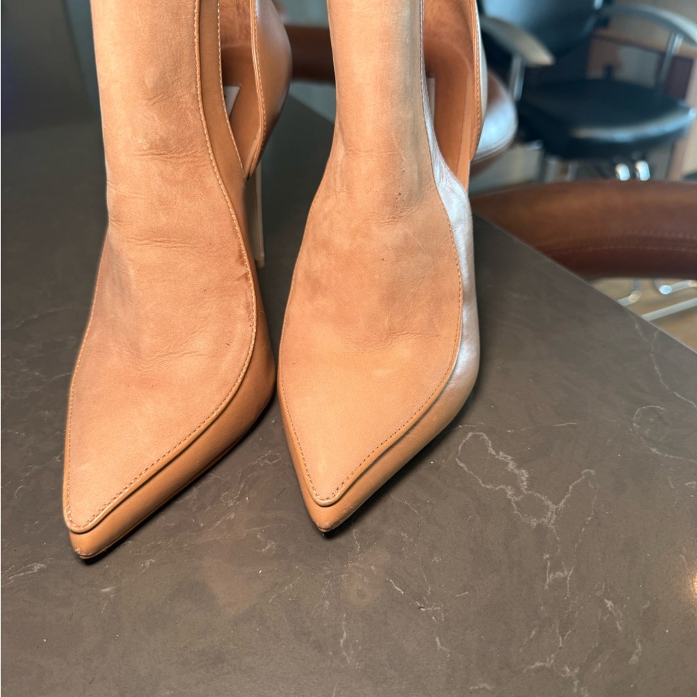 Steve Madden Camel High Heel Booties - Picture 2 of 6